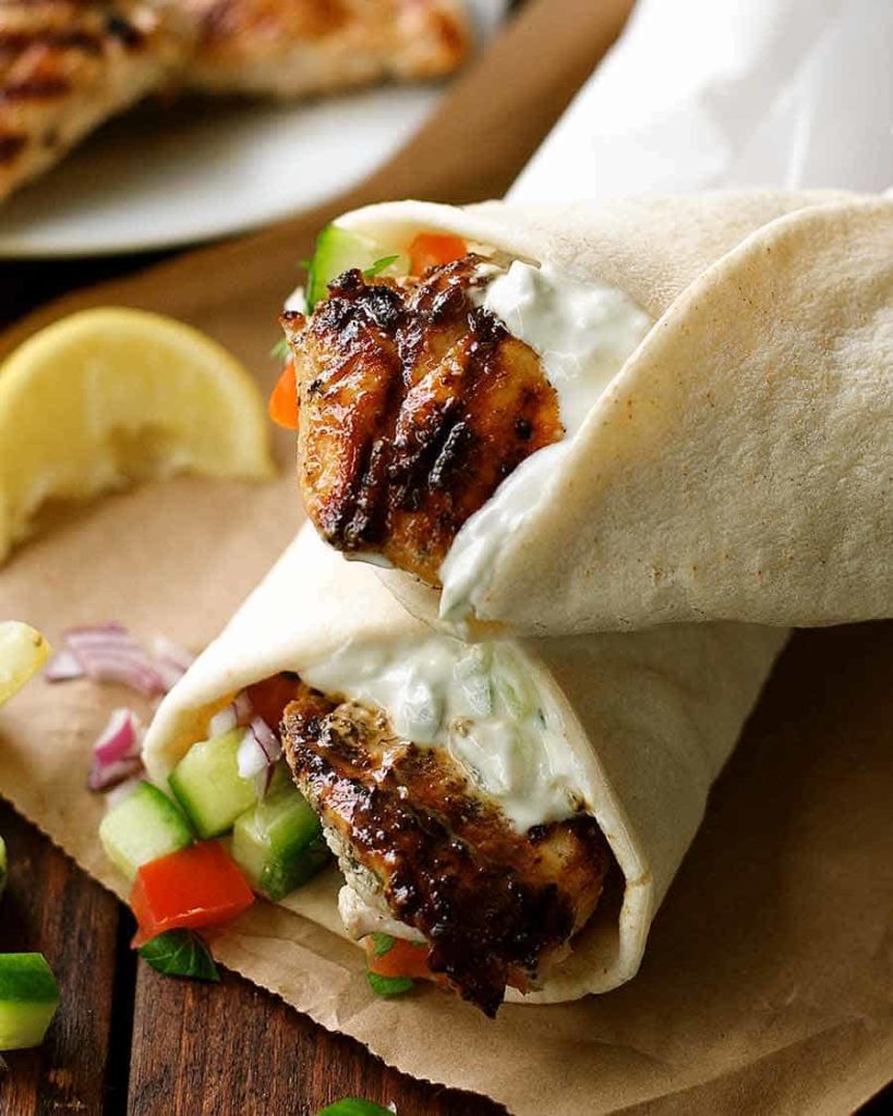 Greek Chicken Gyros - Largo Bar & Grill