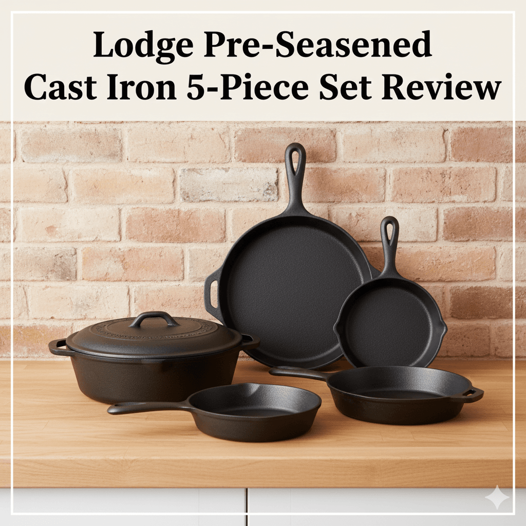 Lodge Pre-Seasoned Cast Iron 5-Piece Set Review